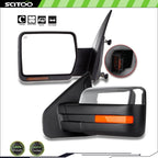 Driver Tow Power Heated Chrome Side Mirror for Ford F150 (2004–2014)