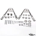 Chrome Skull Detachable Luggage Rack for Harley Touring (1997–2008)