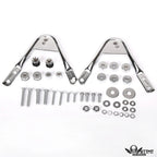 Chrome Skull Detachable Luggage Rack for Harley Touring (1997–2008)