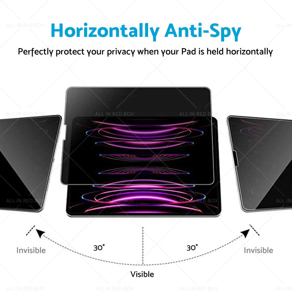 Privacy Tempered Glass Screen Protector for iPad Pro 12.9 (2018–2022)