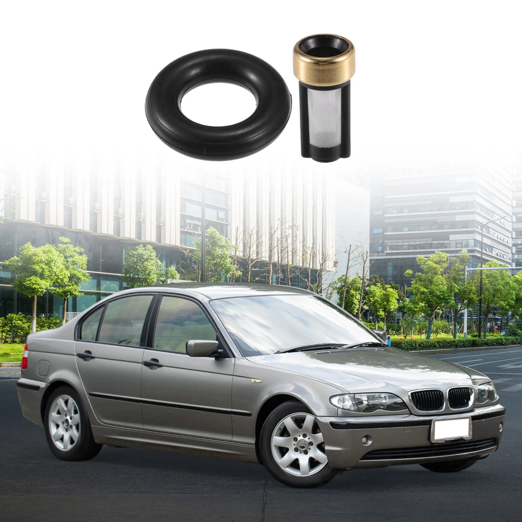 Set of 6 Fuel Injector Seal O Rings for BMW L6 3.0L (2001–2006) NBR Rubber