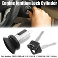 Engine Ignition Starter Switch Lock Cylinder with 2 Keys for Ford (1995–2000)