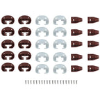 Drawer Slides Repair Kit with Metal Support Plate for Rite-Trak II