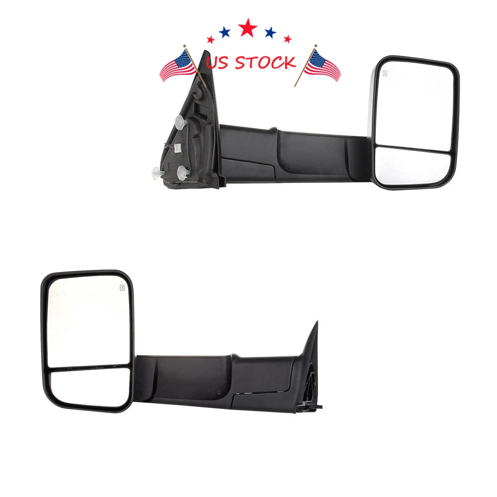Power Heated Telescoping Tow Mirrors for Dodge Ram 1500/2500/3500 (1998-2001)