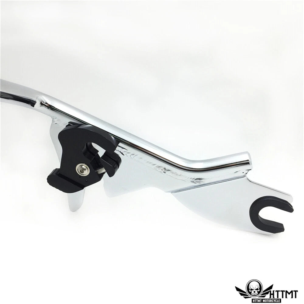 Chrome Gear Skull Backrest Sissy Bar Docking for Harley Touring FLHR (2009–2013)