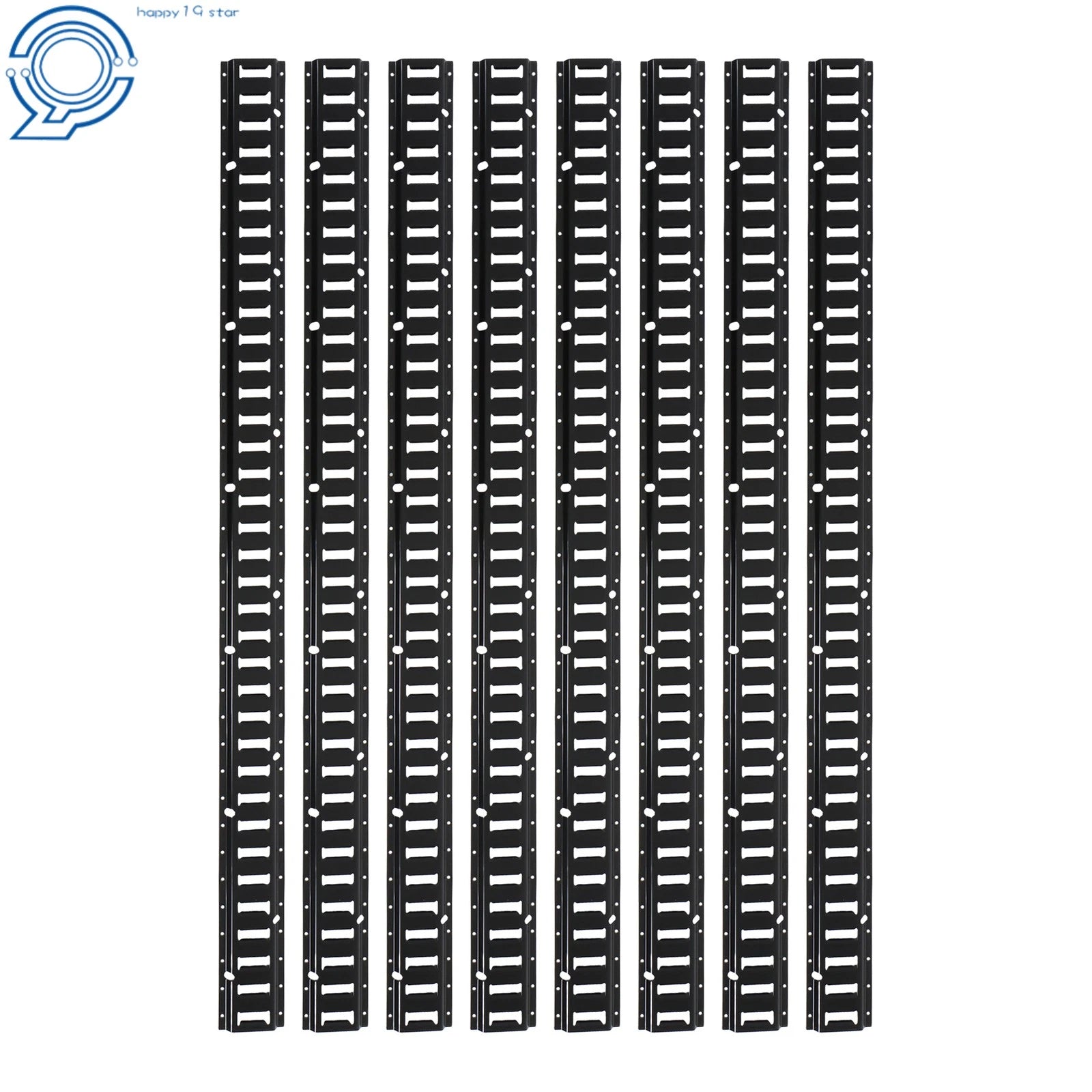 E Track Tie Down Rail Kit for Van Trailer (6', Set of 8)