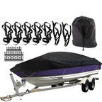 Boat Cover for Jon Boat (up to 12ft, 210D, Trailerable)