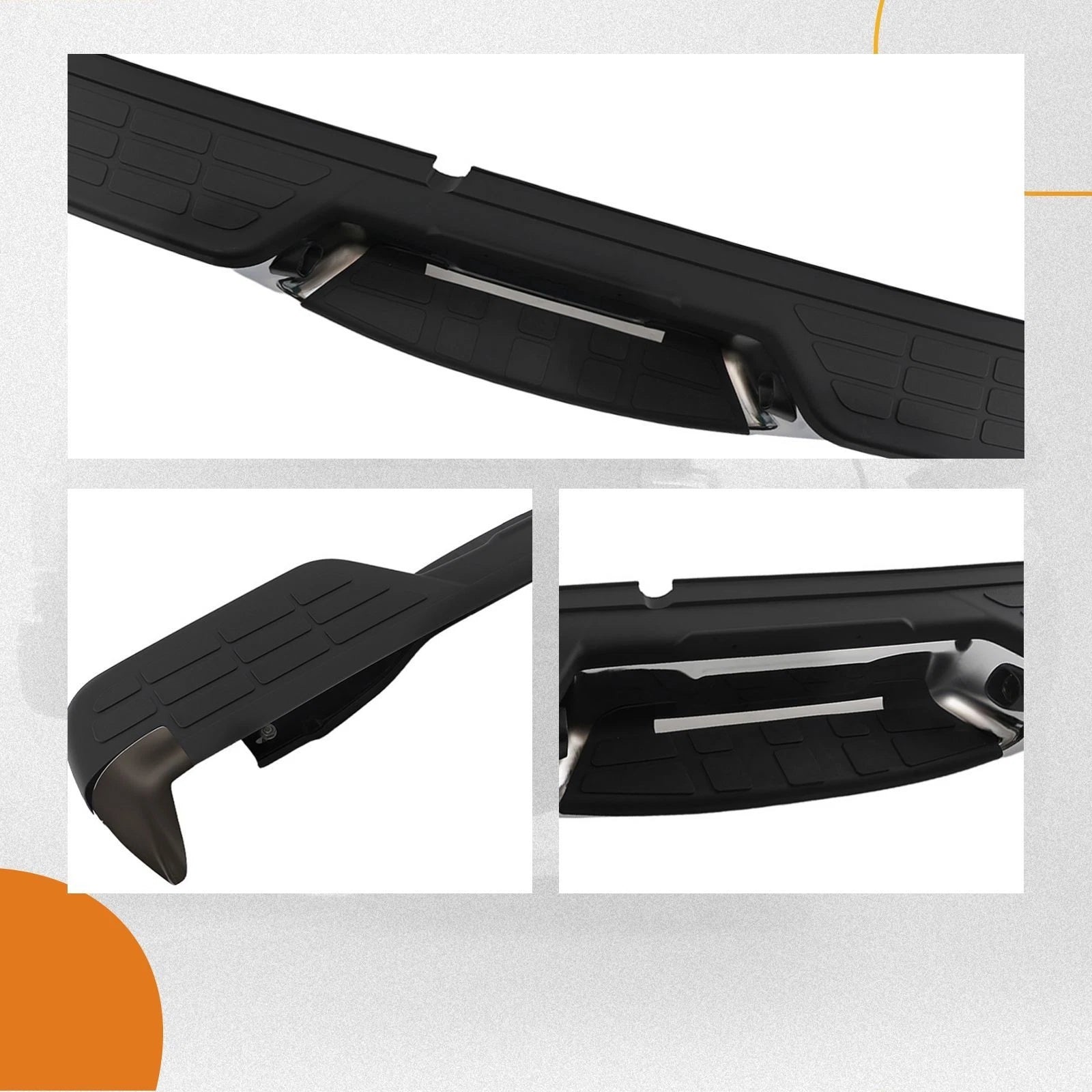 Chrome Steel Rear Bumper for Chevrolet S10 (1998–2004) GM1101102 Bolt-On