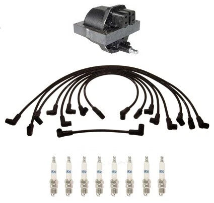 Ignition Wires & Spark Plugs Kit for Chevy V2500 Suburban (1992–1999)