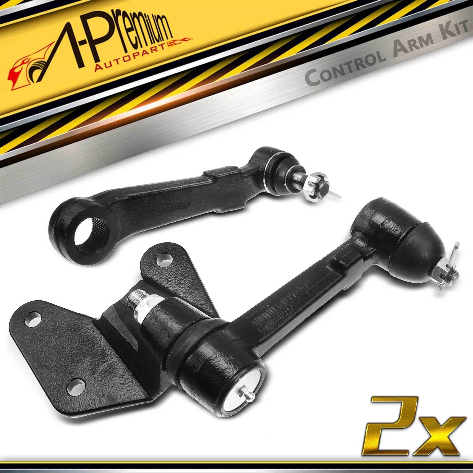 2x Steering Idler & Pitman Arm Kit for Toyota 4Runner (1986-1991)