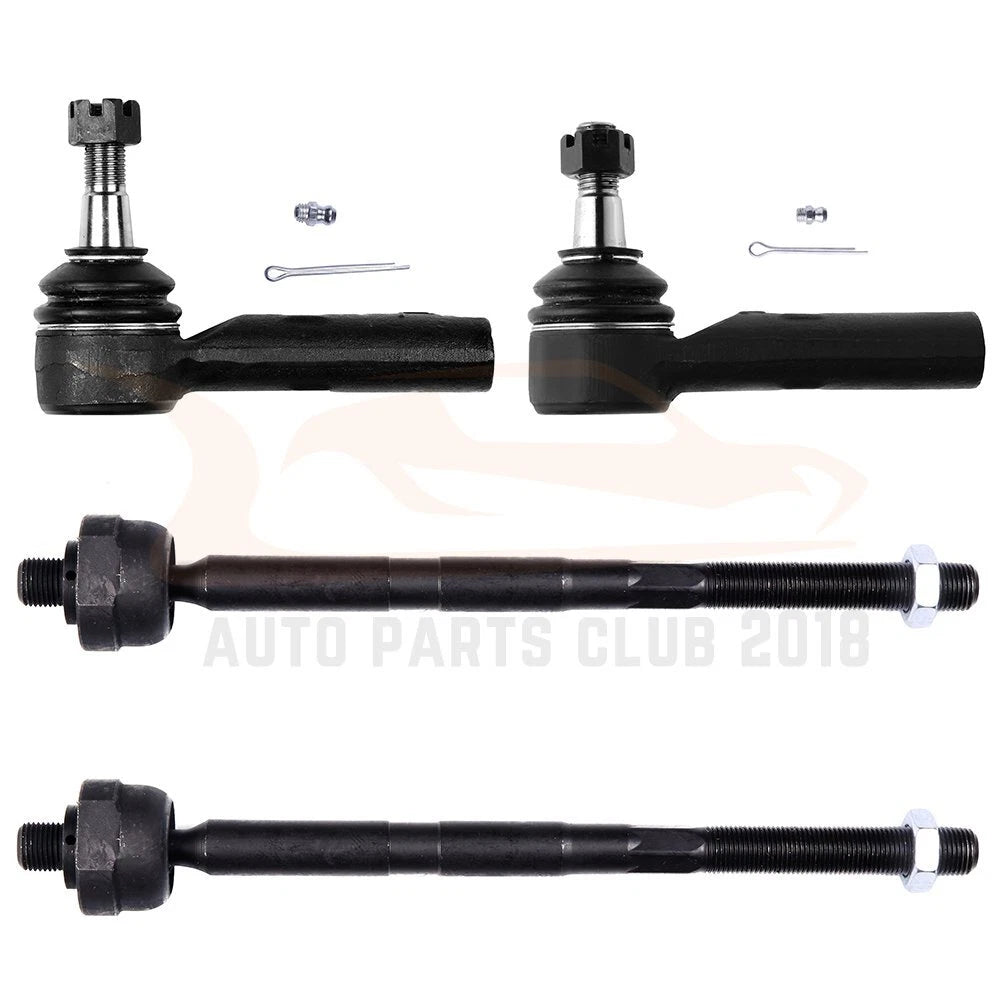 Set of 4 Steering Tie Rod End Links for Jeep Commander (2006–2010)