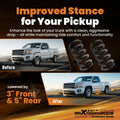 3" Drop Lowering Coil Springs & 5" Axle Flip Brackets for Ford Ranger (1983–1997)