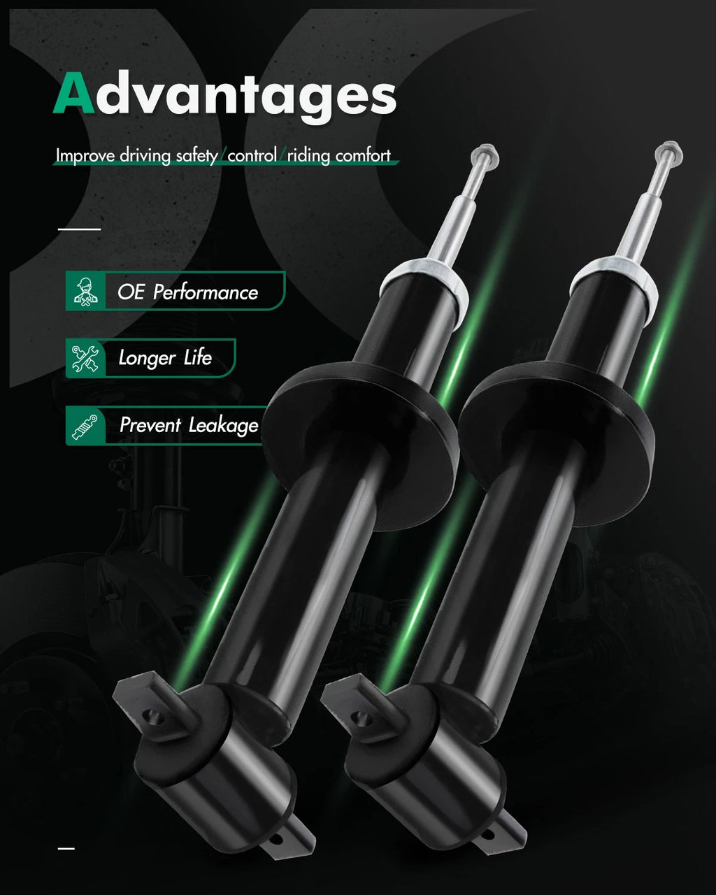 Front Shocks Struts for Chevrolet Camaro Pontiac Firebird (1993–2002)