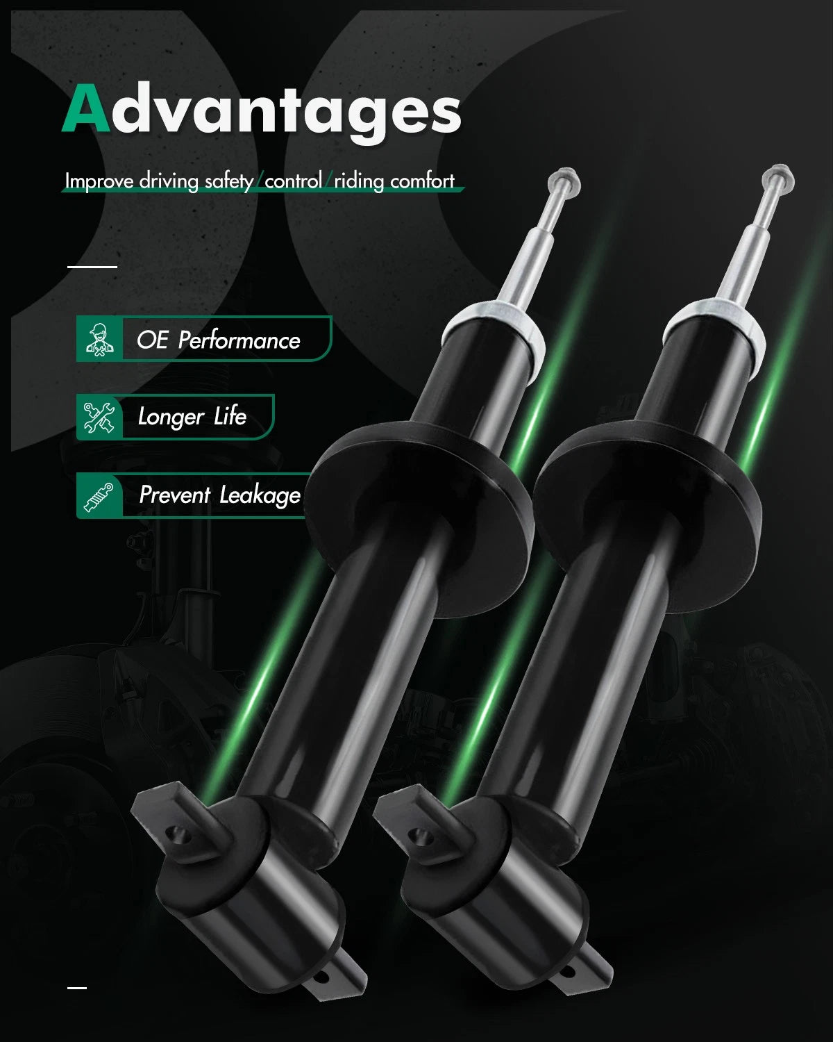 Front Shocks Struts for Chevrolet Camaro Pontiac Firebird (1993–2002)