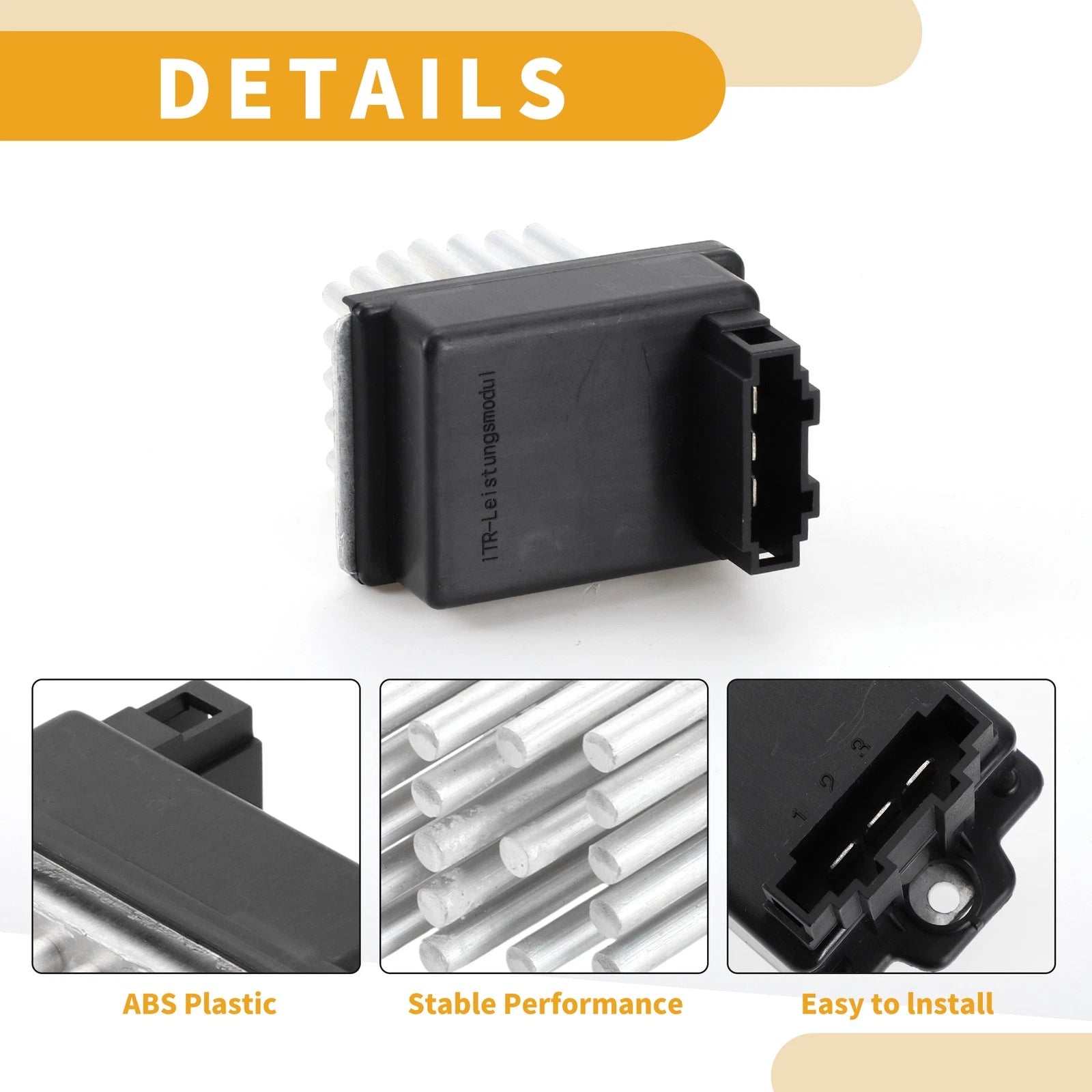 HVAC Blower Motor Resistor No. 1J0907521 for Audi TT (2000–2006)