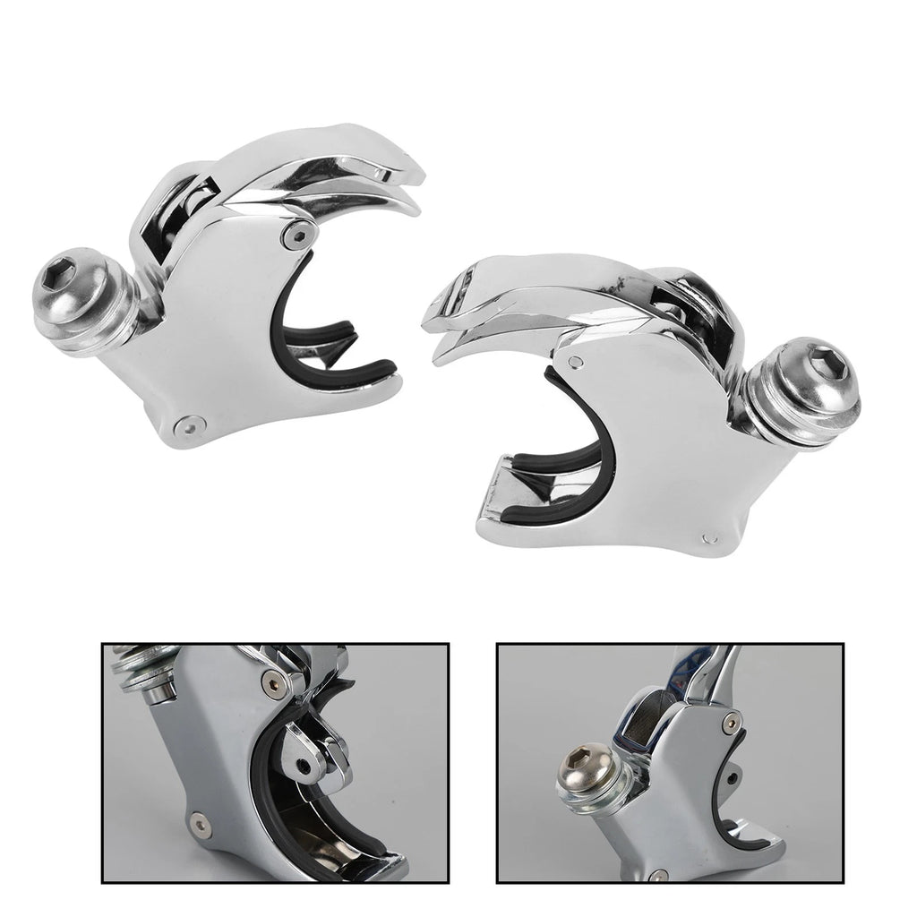 Windshield Fork Clamp Bracket Holder for Dyna Wide Glide (2006–Present)