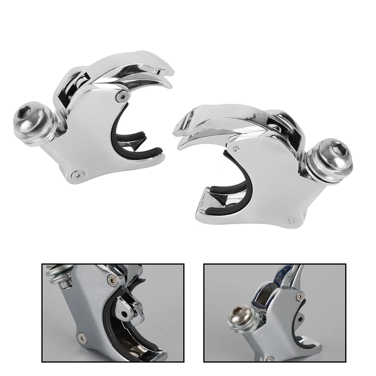 Windshield Fork Clamp Bracket Holder for Dyna Wide Glide (2006–Present)