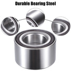 2pcs Wheel Bearing 510089 for Honda Civic (2006–2011) Silver Tone