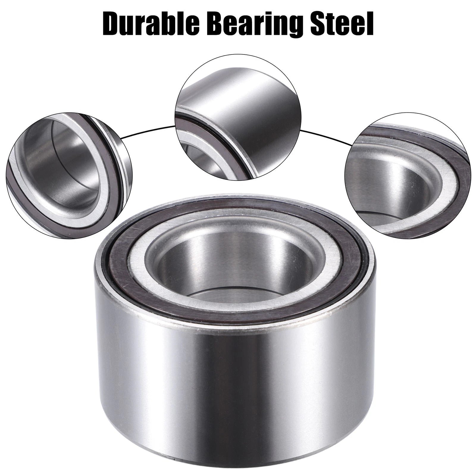 2pcs Wheel Bearing 510089 for Honda Civic (2006–2011) Silver Tone