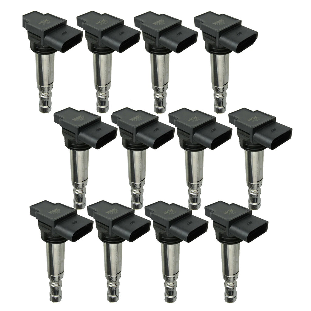 Set of 12 NGK Ignition Coils for Volkswagen