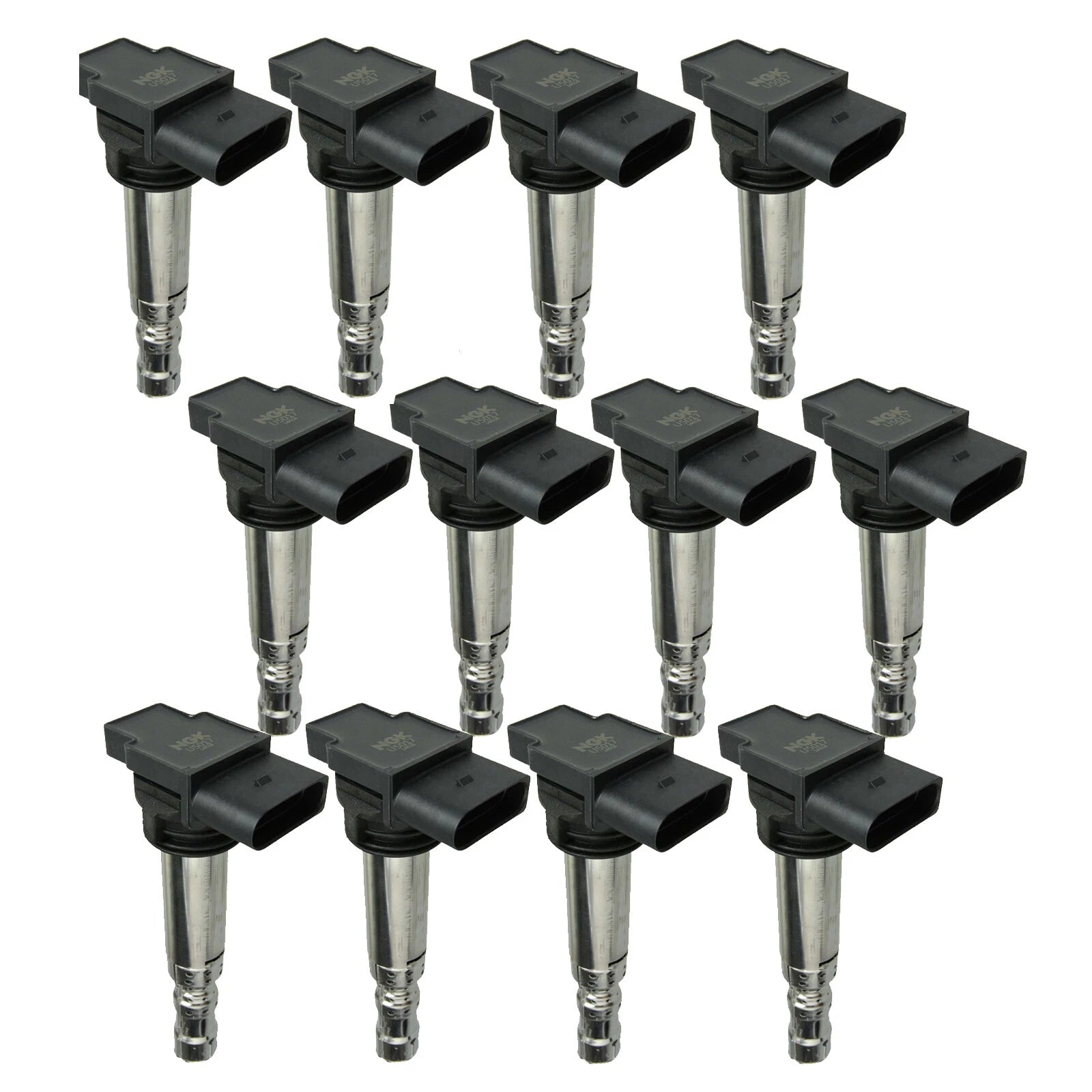 Set of 12 NGK Ignition Coils for Volkswagen