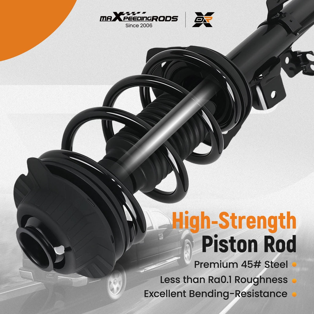 Complete Front Struts Shock & Coil Springs Assembly for Jeep Cherokee (2014–2022)