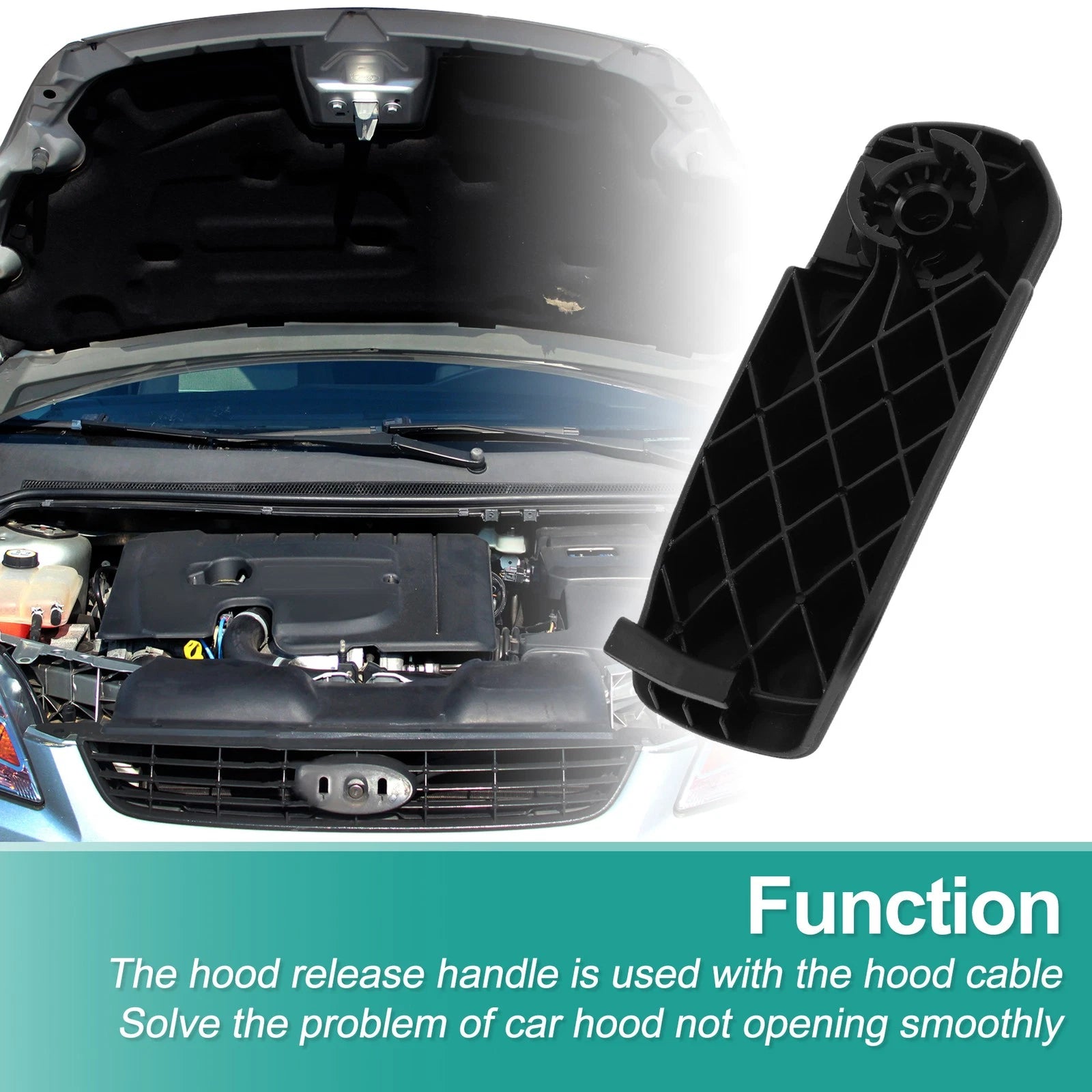 Hood Latch Release Handle for Volkswagen Touareg (2011–2017) No. 4L1823533A