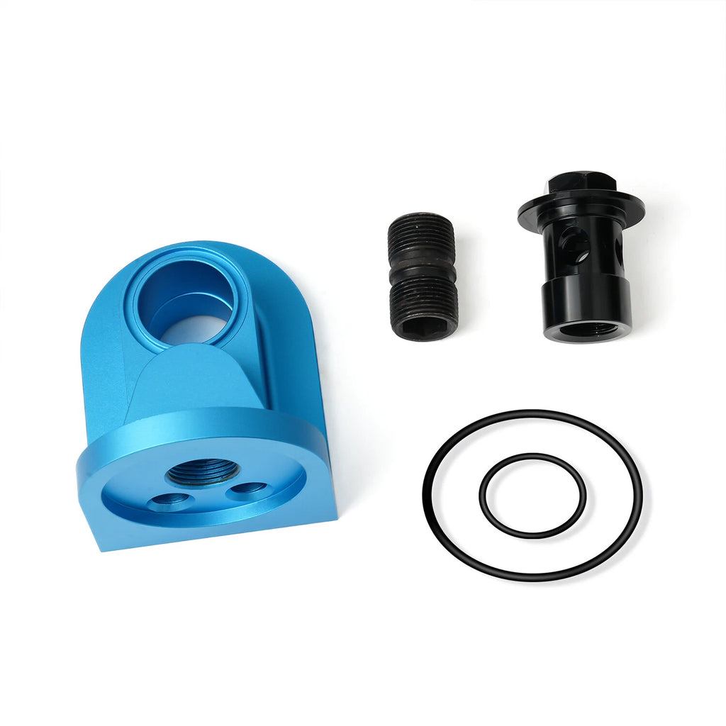 M-6880-B50 90 Degree Billet Oil Filter Adapter for Ford Mustang (1965–1995)