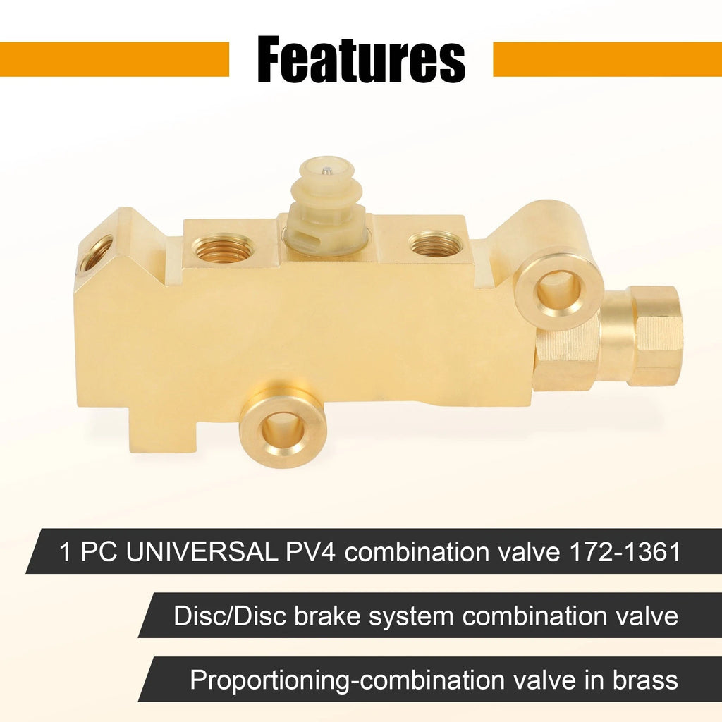 Brass Brake Proportioning Valve for Ford Che (Year Range Not Specified)