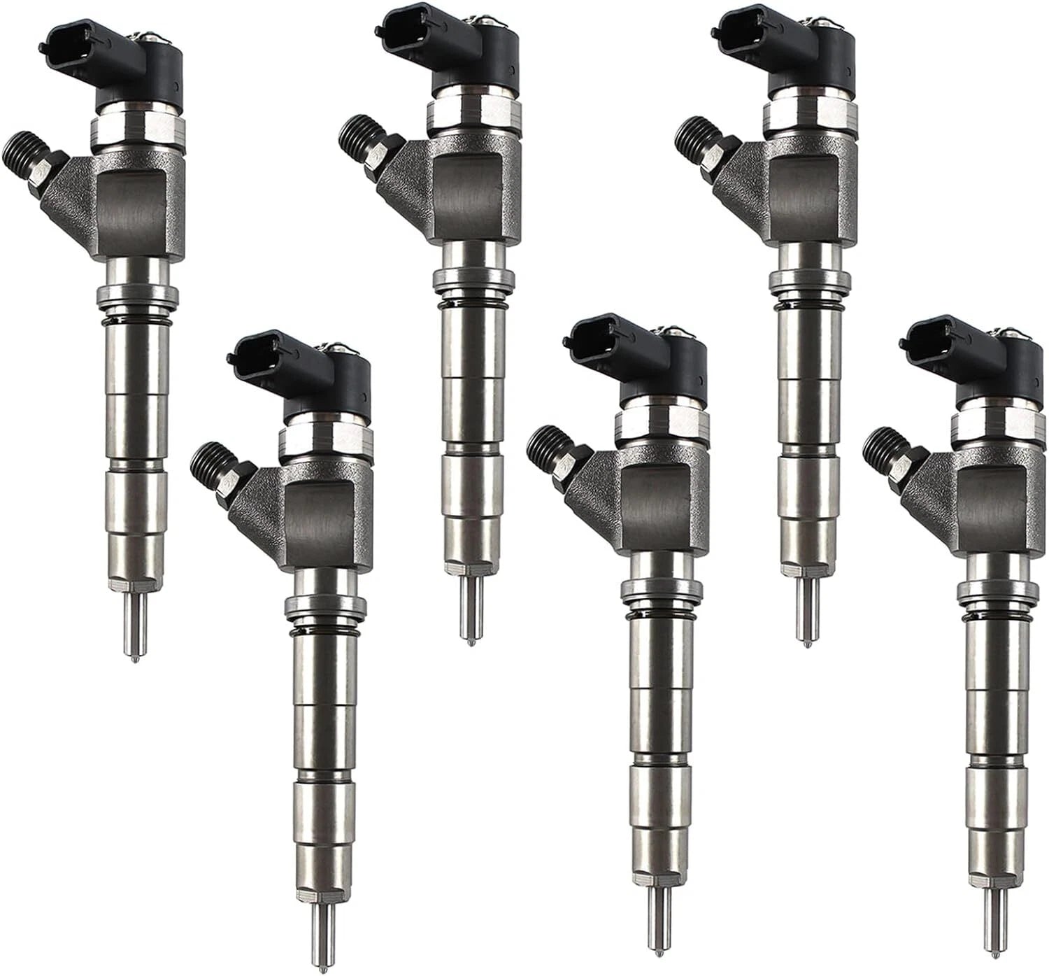 6pcs Fuel Injectors 0445120126 for Kobelco Excavator SK130-8 SK140-8