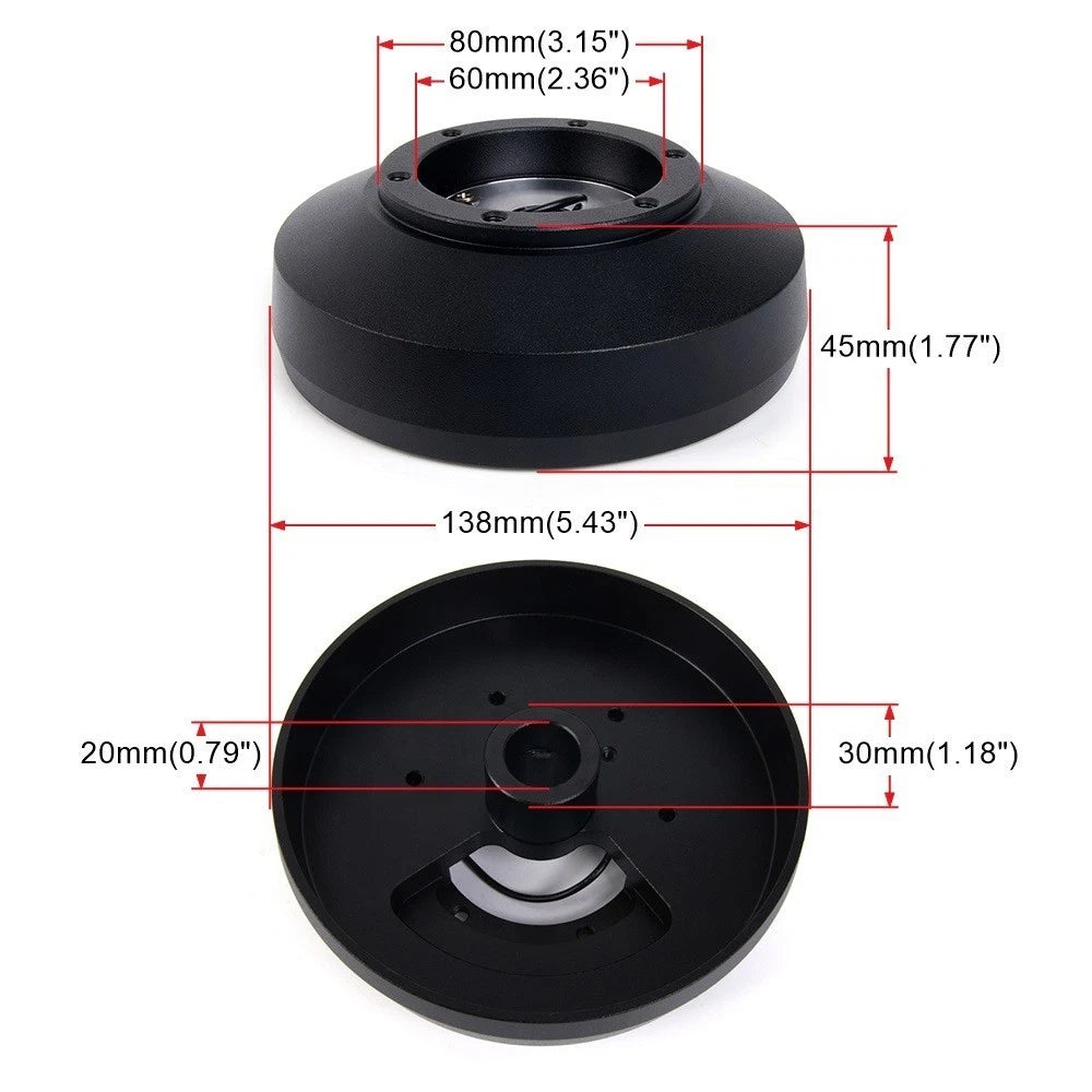 Steering Wheel Short Hub Adapter for Ford Mustang (1990–2004)