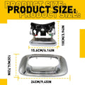Chrome Tailgate Handle & Bezel Set for Chevy Silverado GMC Sierra (1999–2007)