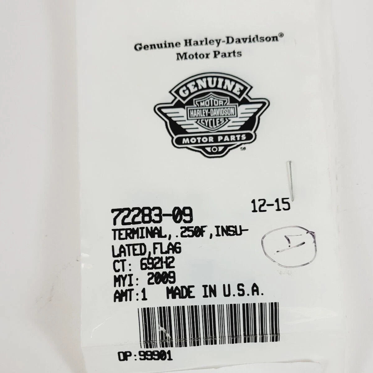 OEM Horn Female Flag Wiring Terminals for Harley-Davidson Road King (2009–2023)