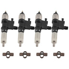 Set of 4 Fuel Injectors for Isuzu NPR NPR-HD 4HK1 (2001–2007)