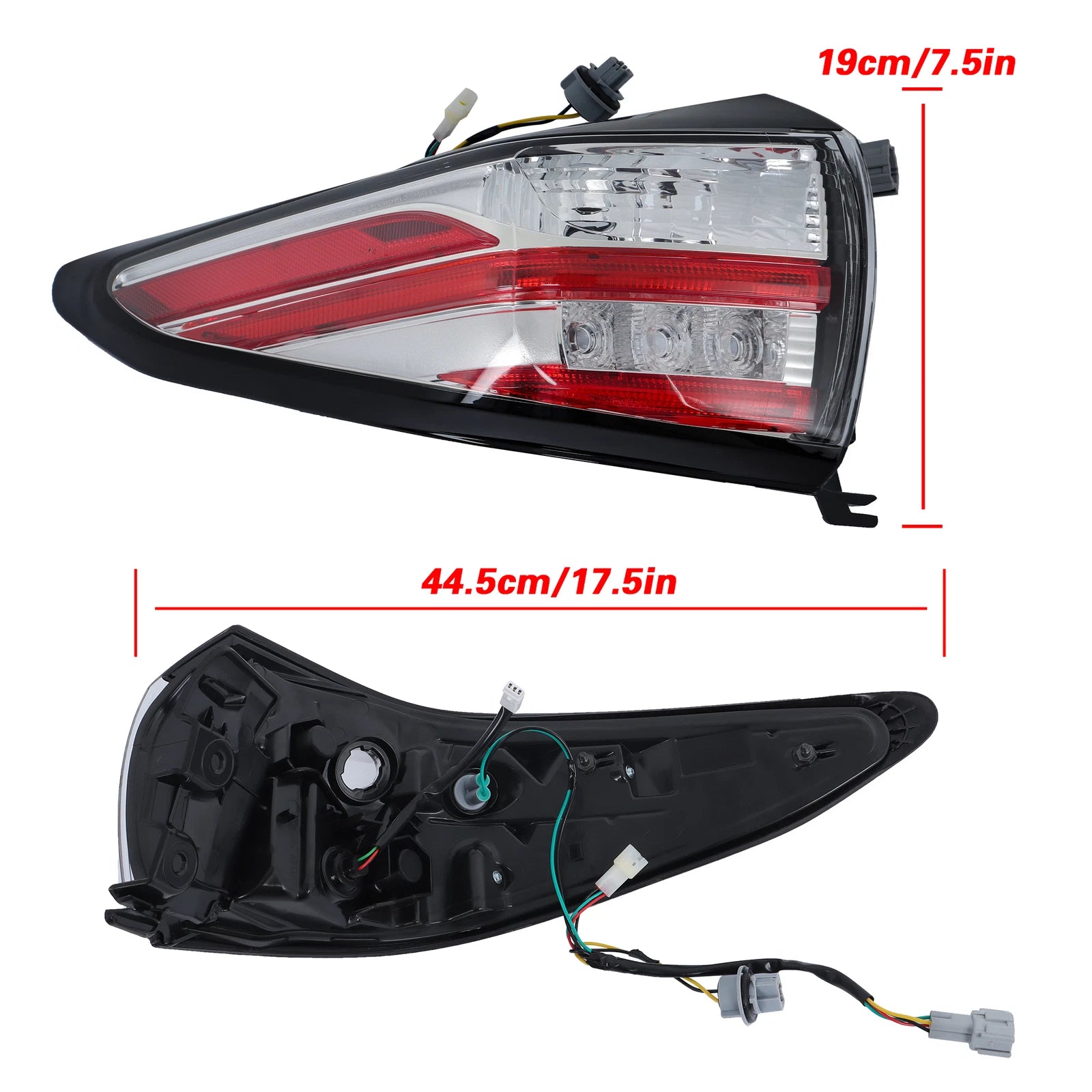 Tail Light Assembly for Nissan Murano (2015–2018) Left Driver Side LED