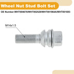 Set of 5 M14x1.5 Wheel Lug Studs for Audi Q7 (2007–2015)