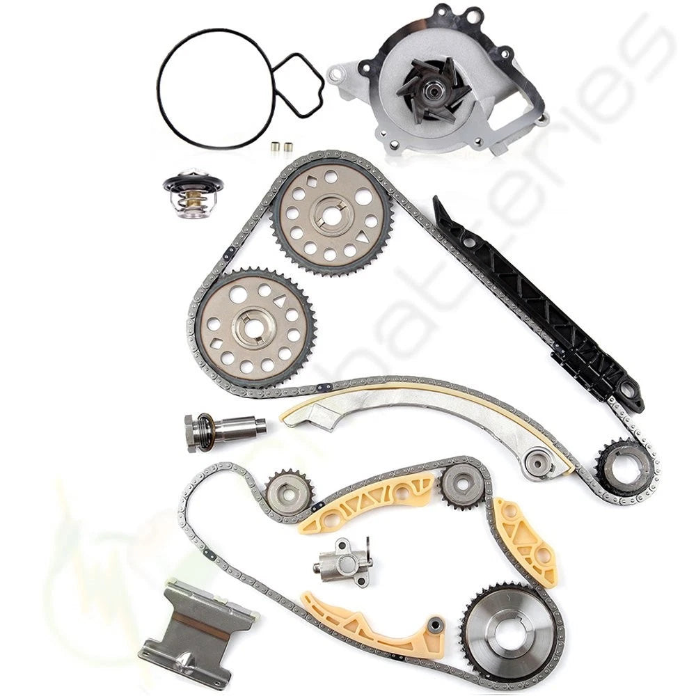 Timing Chain Kit + Water Pump + Thermostat for Chevrolet Oldsmobile Pontiac
