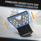 License Plate Holder Splash Guard for BMW R1250GS (2019–2023) R1250GS Adventure (2019–2024)