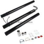 Black Pipe Extension Kit for RV Generator Exhaust Venting System