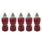 Set of 5 High Current M5 Terminal Blocks for Motor Welding Applications