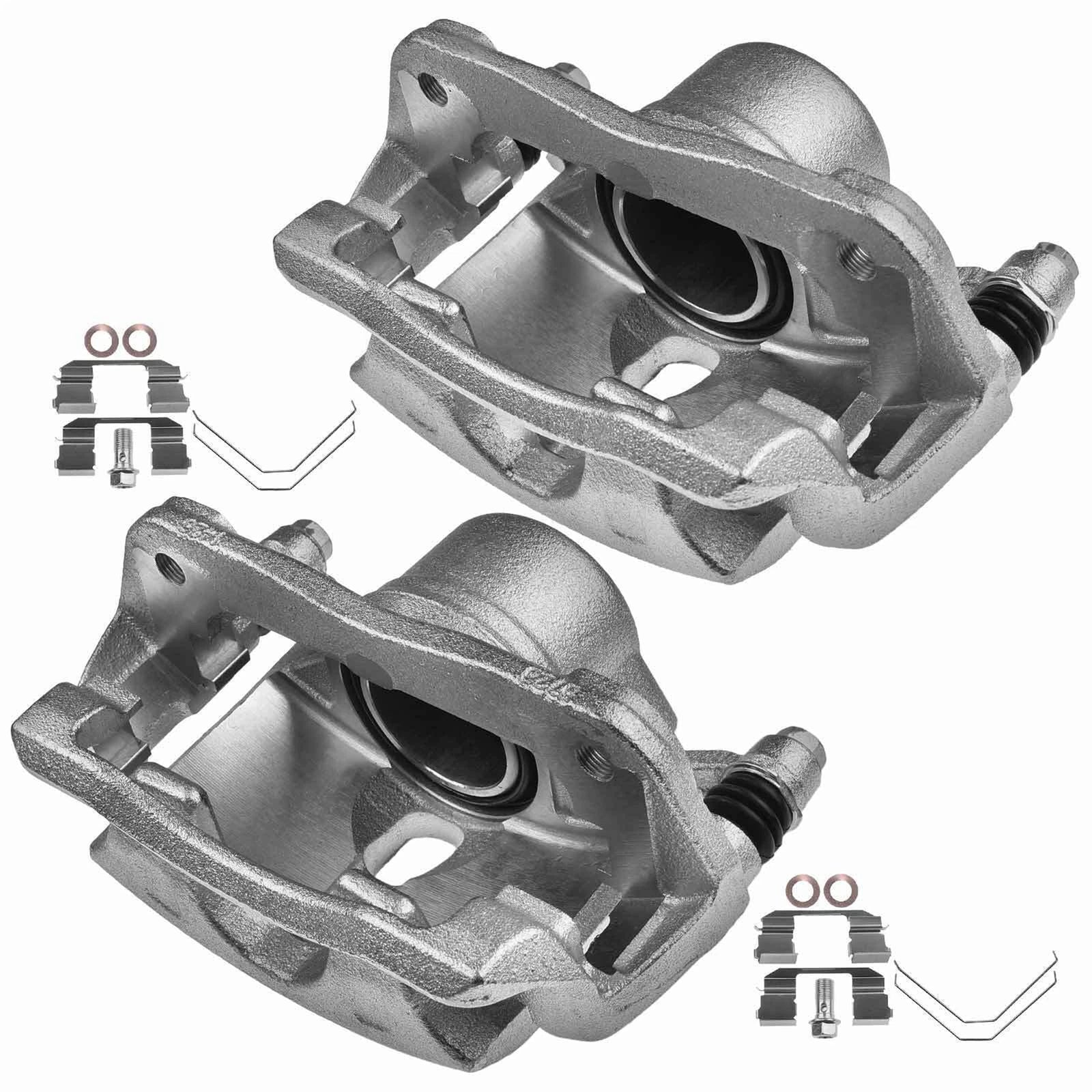 2X Front Brake Calipers w/ Bracket for Honda CR-V Element (2003–2011)