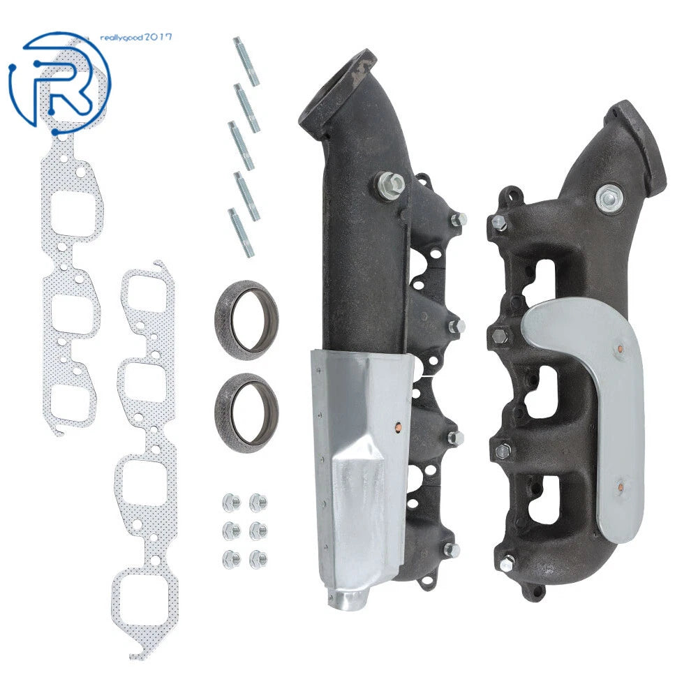 2X Exhaust Manifold Kit for Chevrolet C1500 GMC K3500 (1988–1995)
