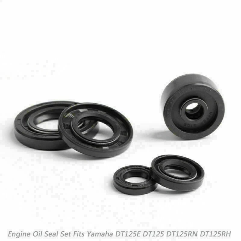 Set of 2 Engine Oil Seals for Yamaha DT125X (2005–2006), DT125RE, DT125R (1987–2006)