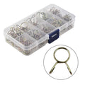 126Pcs 5mm-14mm Spring-Clip Fuel Oil Hose Line Air Tube Clamps Assortment Kit