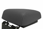 Leather Console Lid Armrest Cover for Mitsubishi Montero (2001–2006) Gray