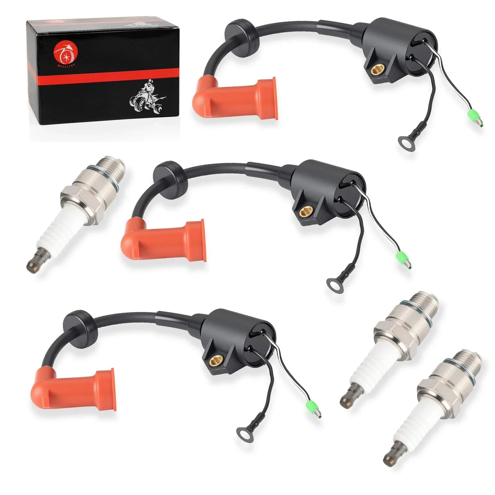 2x Ignition coil Spark Plug for Yamaha 2Stroke 150hp