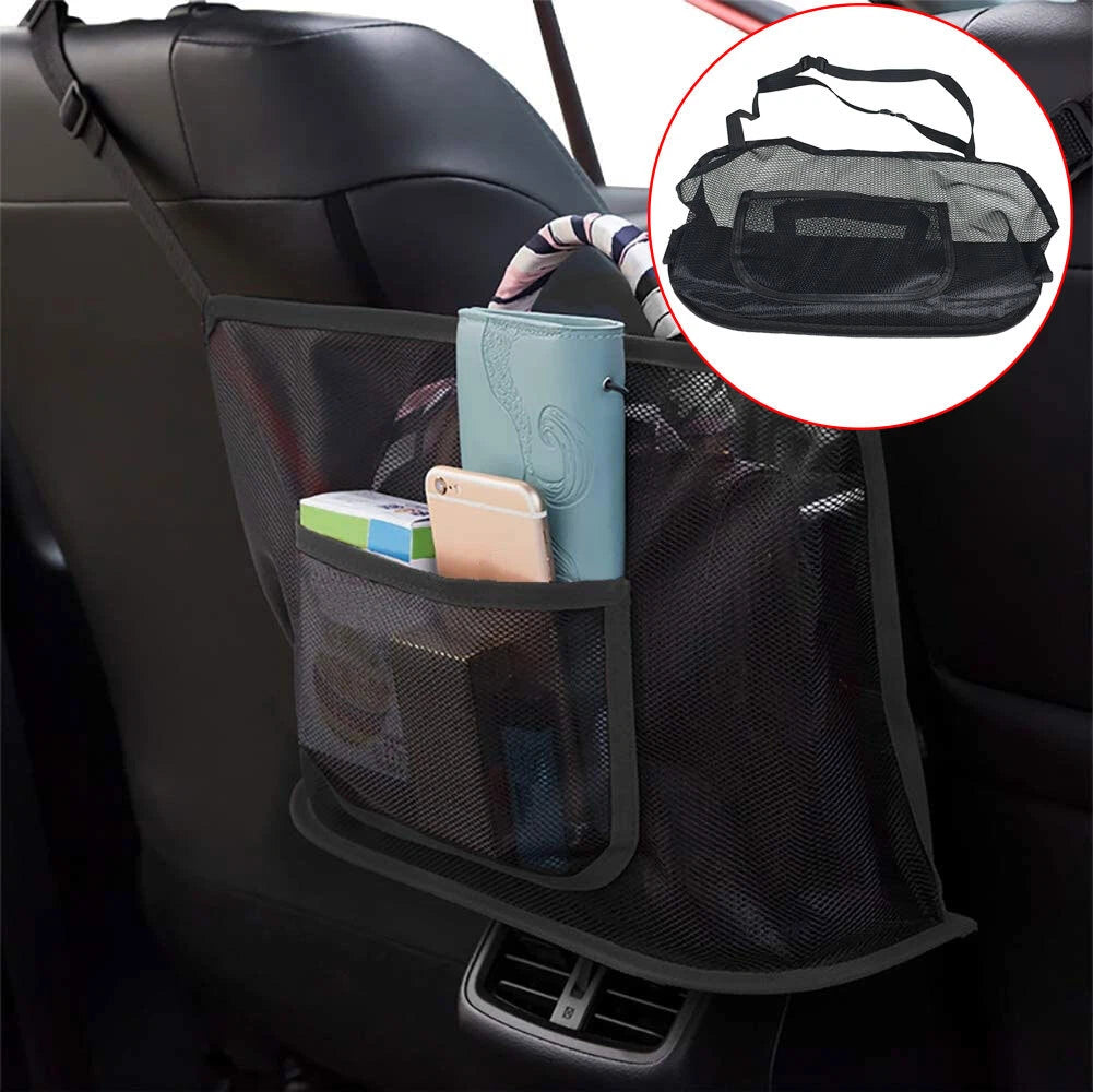 Car Net Pocket Handbag Holder Organizer for Universal Vehicles