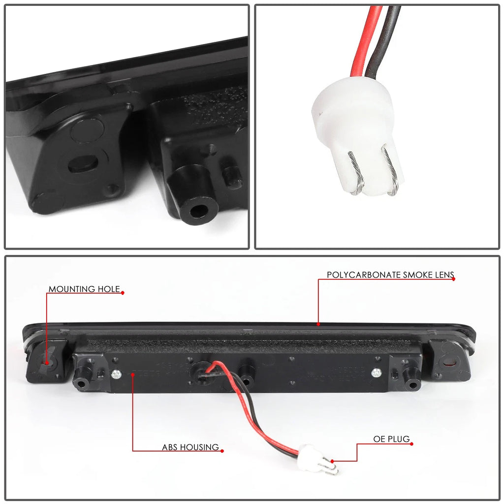 Full LED High Mount Third Tail Brake Light for Honda Ridgeline (2006–2014)