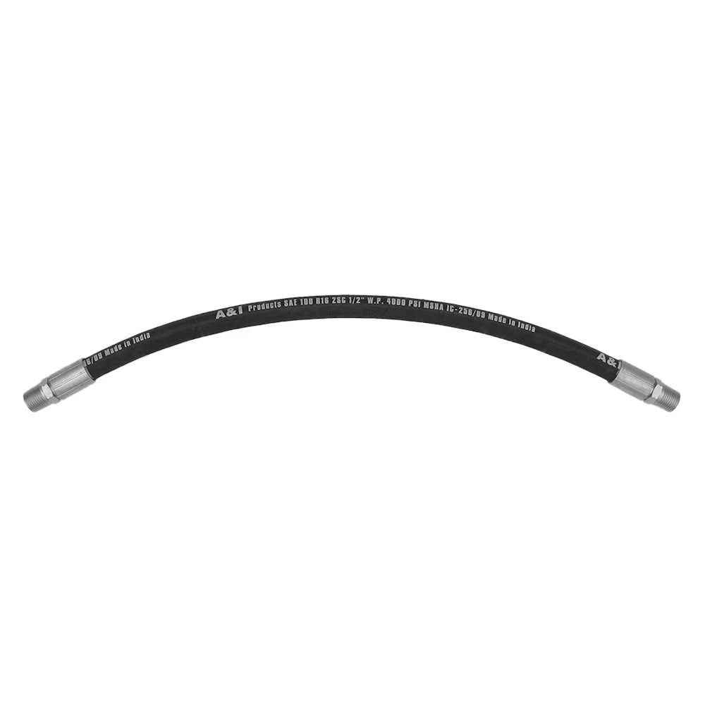 1/2" Hydraulic Hose Assembly for A-PHA2W1224-AI (Rigid x Rigid Male NPT, 24")