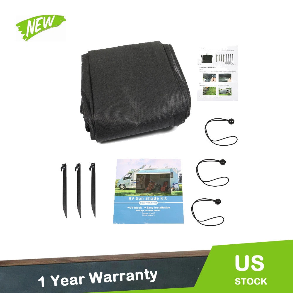 90% RV Awning Sun Shade Privacy Screen for Camper (11'–20')